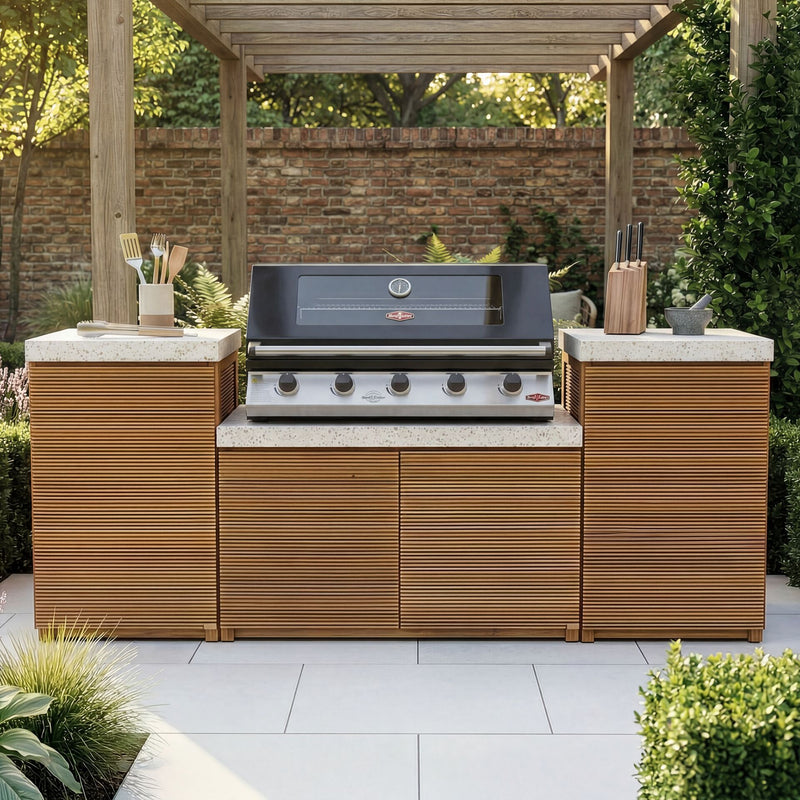 Maze Antigua Outdoor Kitchen Small with Beefeater BBQ - view 4