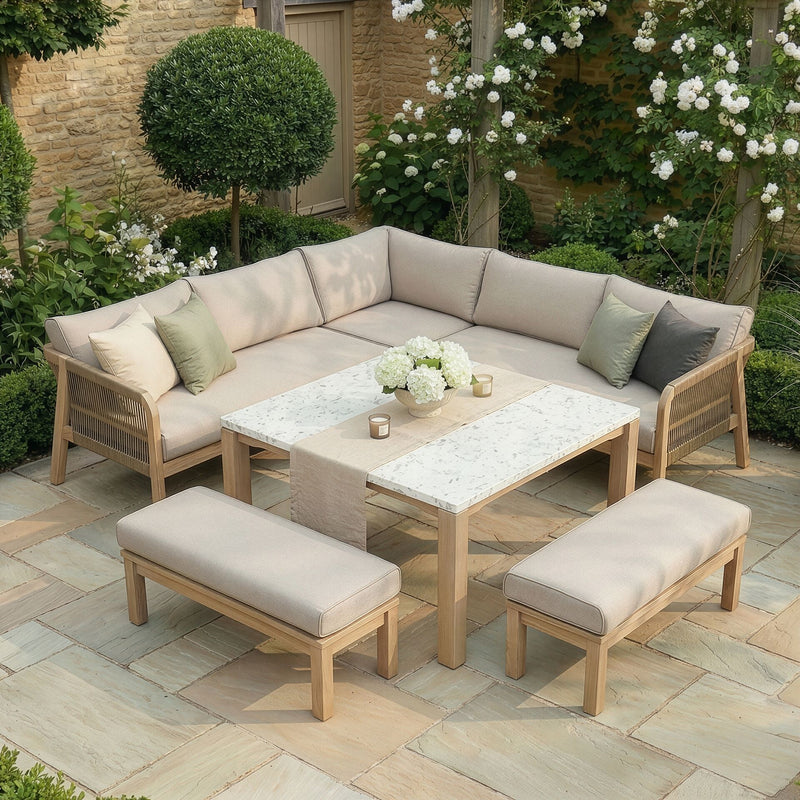 Maze Martinique Corner Sofa Set side view