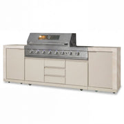Maze Ember Linear Outdoor Kitchen 6 Burner Gas Grill Latte - view 5