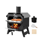 45 cm Outdoor Pizza Oven with Pizza Stone and Oxford Cloth Cover