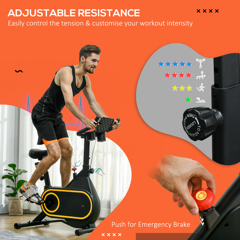 SPORTNOW Exercise Bike - Home Cardio Workout with LCD Display - image 4