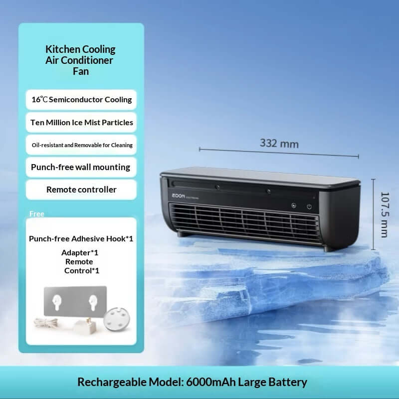 Wall Mounted Cooling Fan with Misting Function - view 4
