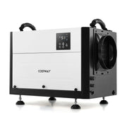 50/70L/Day Industrial Dehumidifier with Pump and Drain Hose-White-50L