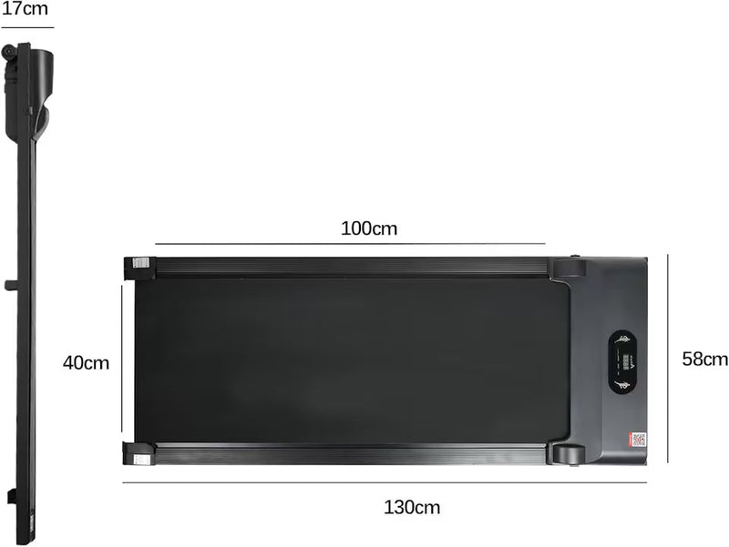 Alivio 2.5HP Under Desk Treadmill Portable Walking Pad with Remote - view 4