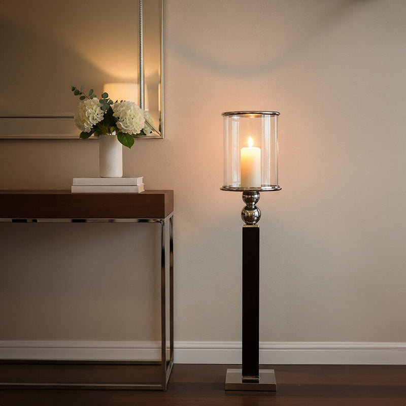 Large Black Candle Holder - Kensington Townhouse - image 4