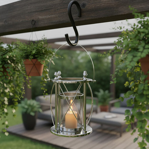 Small Silver Lantern - Cruzar