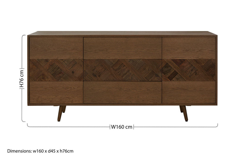Salvar Natural Oak and Elm Wood Sideboard