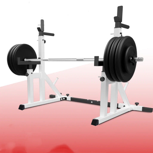 Heavy Duty Squat Rack Black & White - image 2