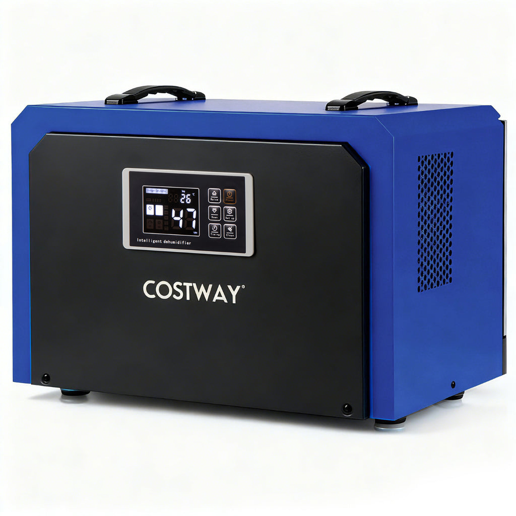 60L Crawl Space Dehumidifier with Drain Hose and 24H Timer