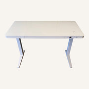 E-Max Electric Height Adjustable Desk White (Glass Top) – Purus Life - image 3