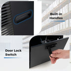 66 L/Day Commercial Dehumidifier with Pump and Drain Hose for Basement Warehouse Job Site