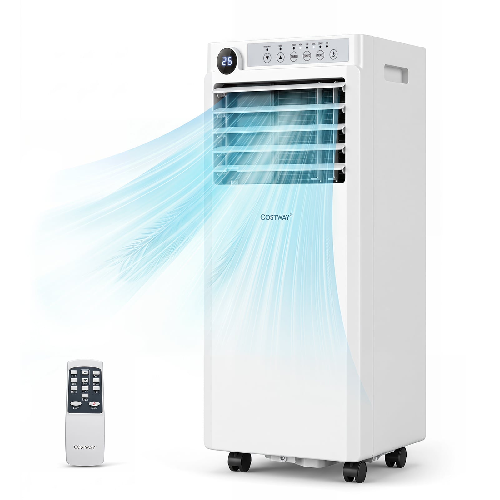 7000 BTU Portable Air Conditioner 3 in 1 Cooling Unit with Fan and Dehumidifier