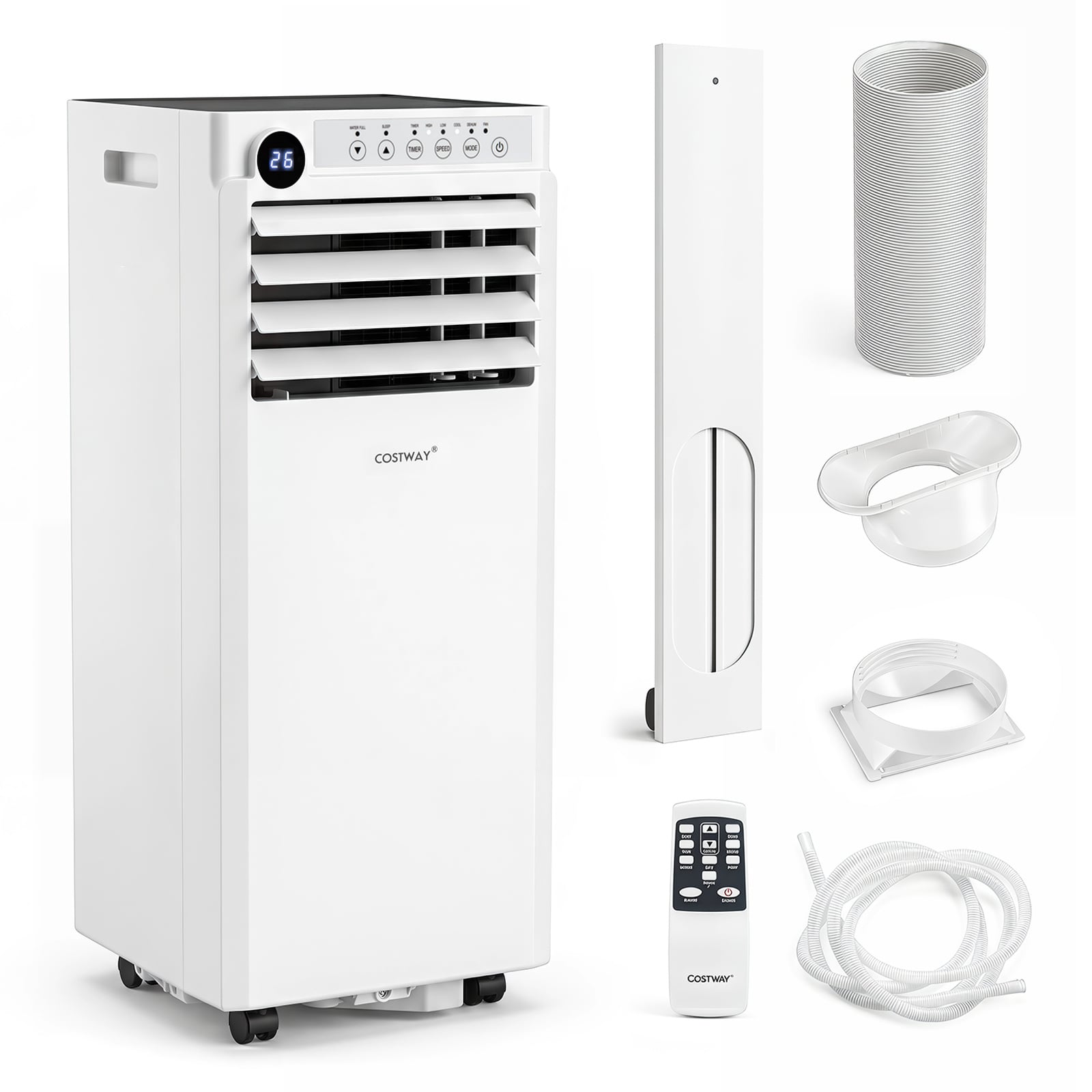 7000 BTU Portable Air Conditioner 3 in 1 Cooling Unit with Fan and Dehumidifier