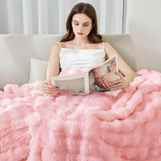 Luxury Faux Fur Throw Blanket - image 8