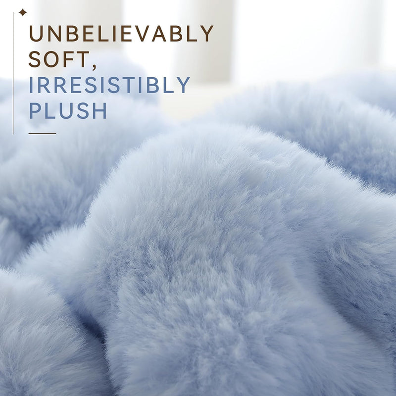 Luxury Faux Fur Throw Blanket - image 9