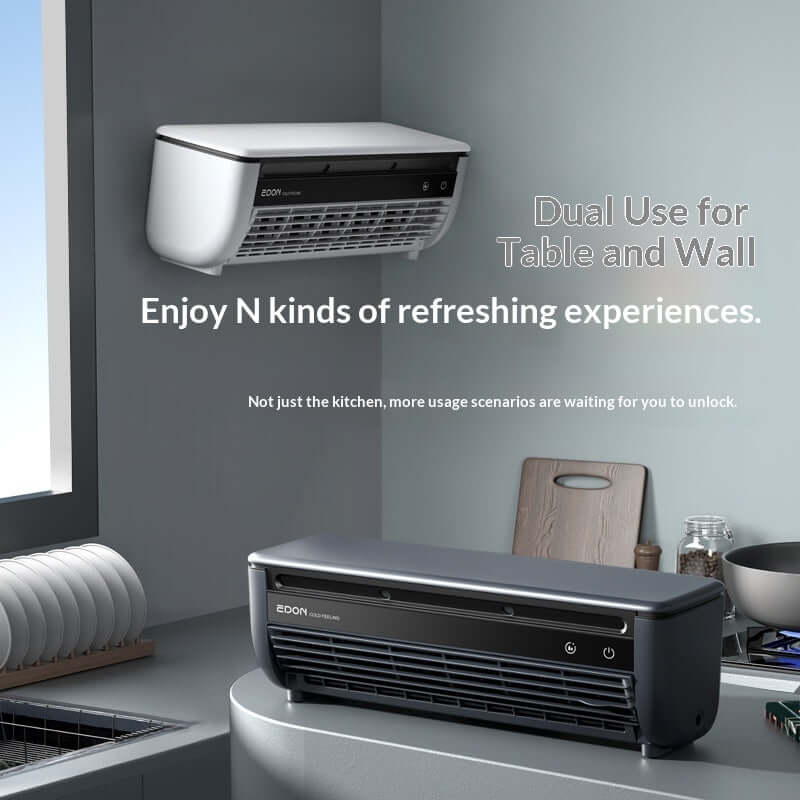 Wall Mounted Cooling Fan with Misting Function - view 2