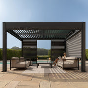 Eden 4x4 Pergola Grey, side view