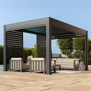 Eden 4x4 Pergola Grey, roof louvre detail
