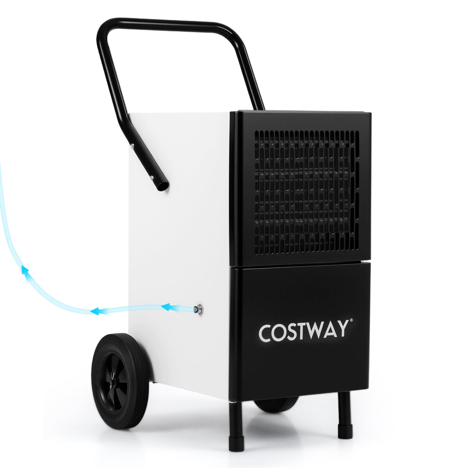 80L/Day Commercial Dehumidifier with Built-in Water Pump