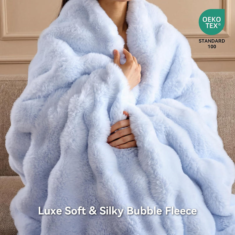 Luxury Faux Fur Throw Blanket - image 46
