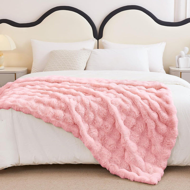 Luxury Faux Fur Throw Blanket - image 28