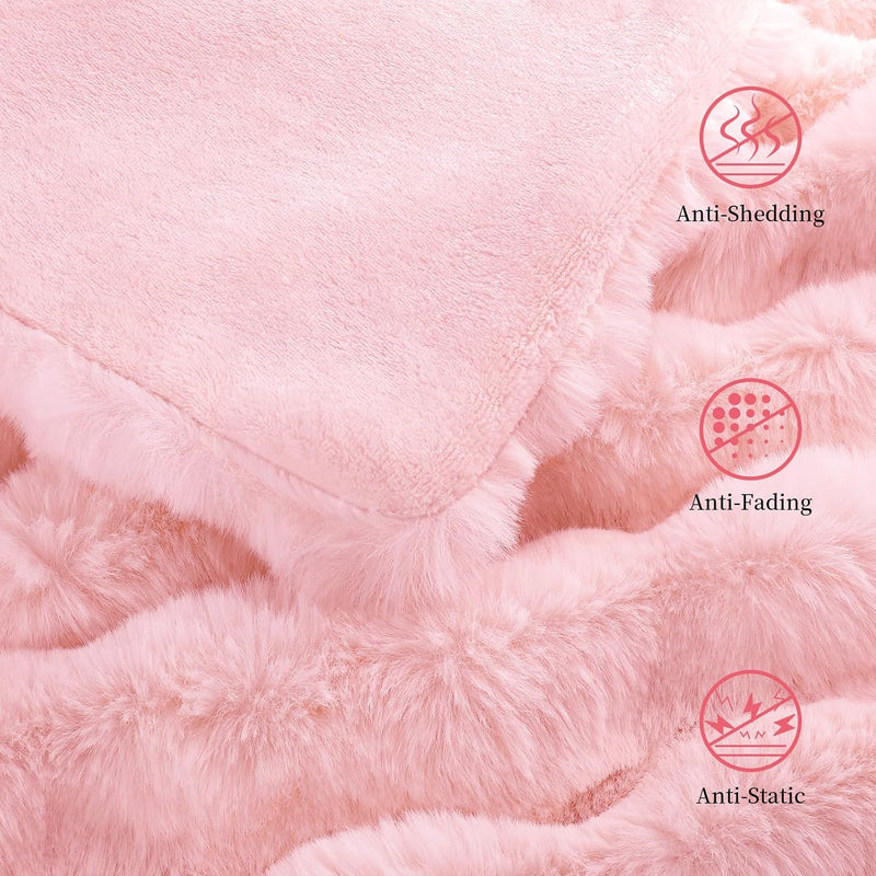 Luxury Faux Fur Throw Blanket - image 31