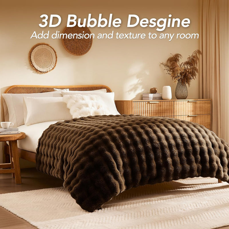 Luxury Faux Fur Throw Blanket - image 21