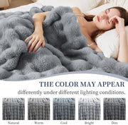 Luxury Faux Fur Throw Blanket - image 24