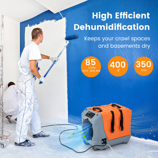 85 L/Day Commercial Dehumidifier with Auto Defrost