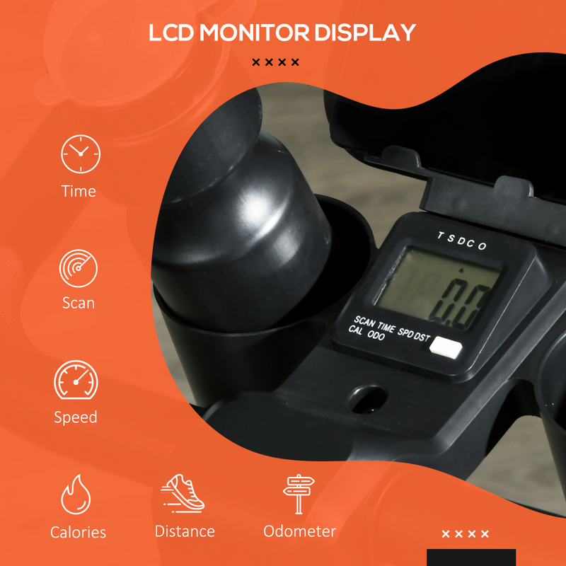 SPORTNOW Exercise Bike - Home Cardio Workout with LCD Display - image 8