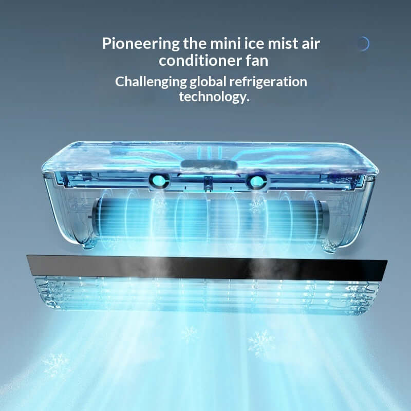 Wall Mounted Cooling Fan with Misting Function - view 3