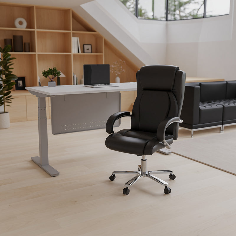 Austin Heavy Duty Task Operator Office Chair Black PU