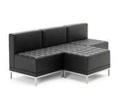 Infinity Modular Straight Back Sofa Chair - close-up upholstery detail