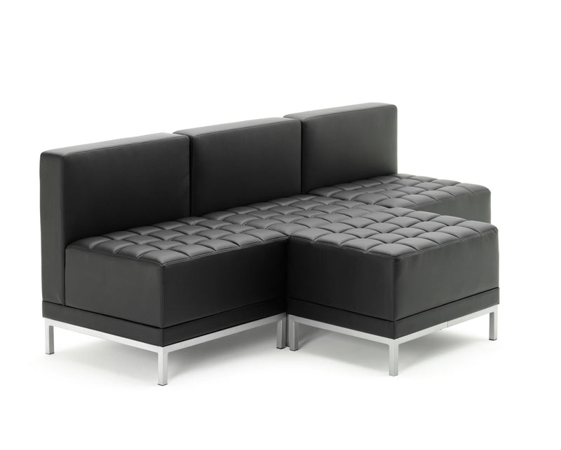 Infinity Modular Straight Back Sofa Chair - close-up upholstery detail
