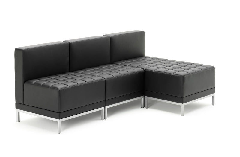 Infinity Modular Straight Back Sofa Chair - reception lifestyle setting