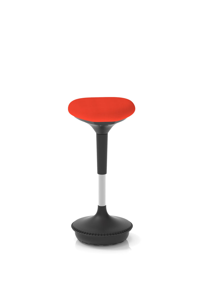 Sitall Deluxe Posture Stool – Mandarin colour, front view