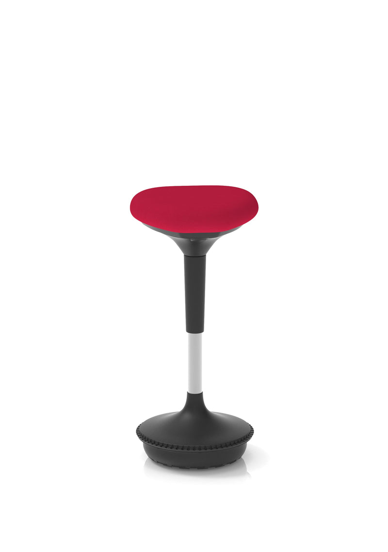 Sitall Deluxe Posture Stool – Red colour, front view