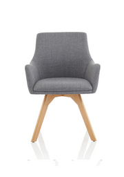 Carmen Wooden Leg Visitor Chair - angle view