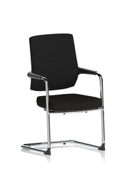 Vero Airmesh Back Cantilever Chair - Black