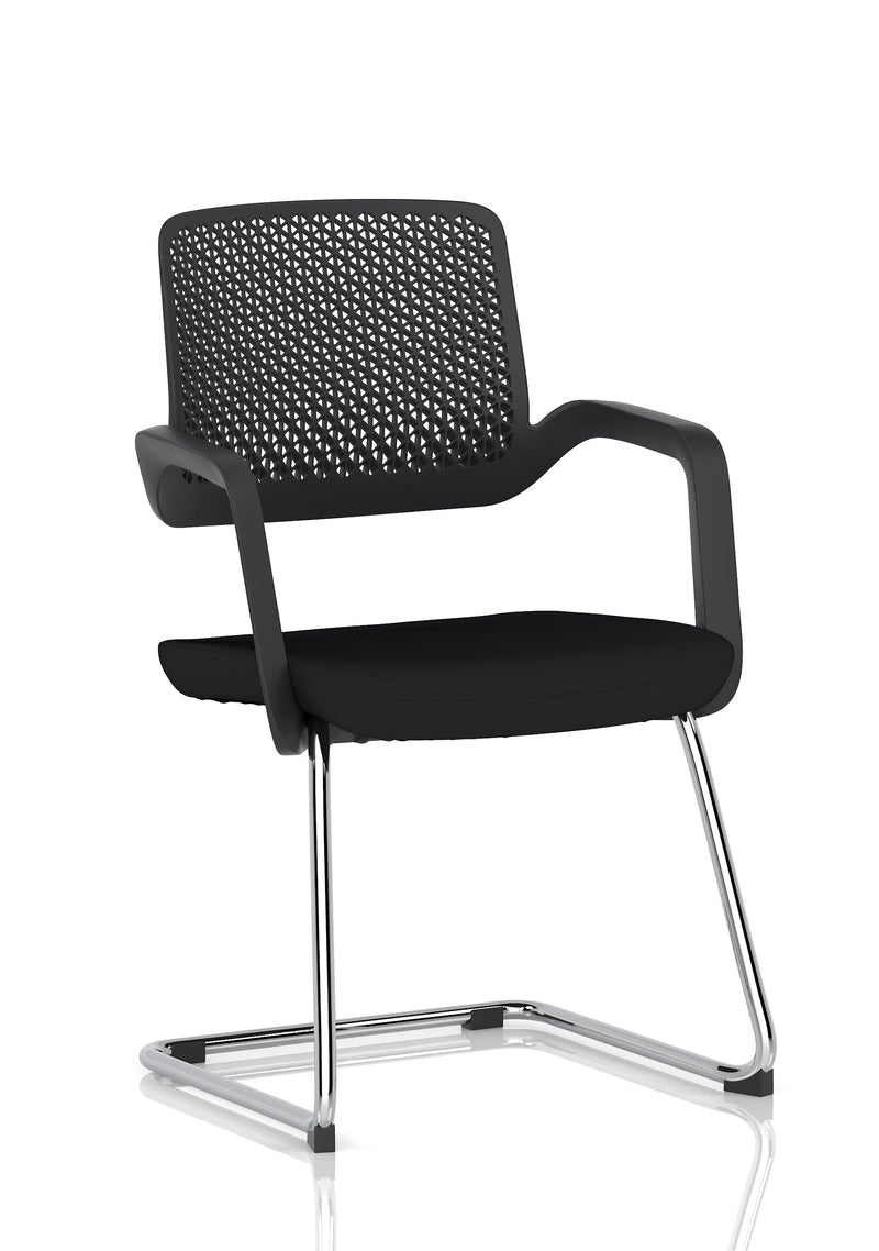 Cosmo Cantilever Chair - Black