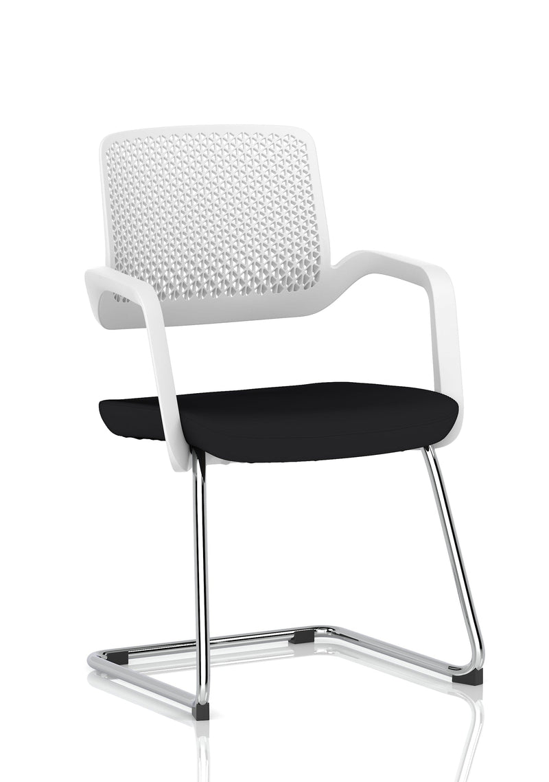 Cosmo Cantilever Chair - White