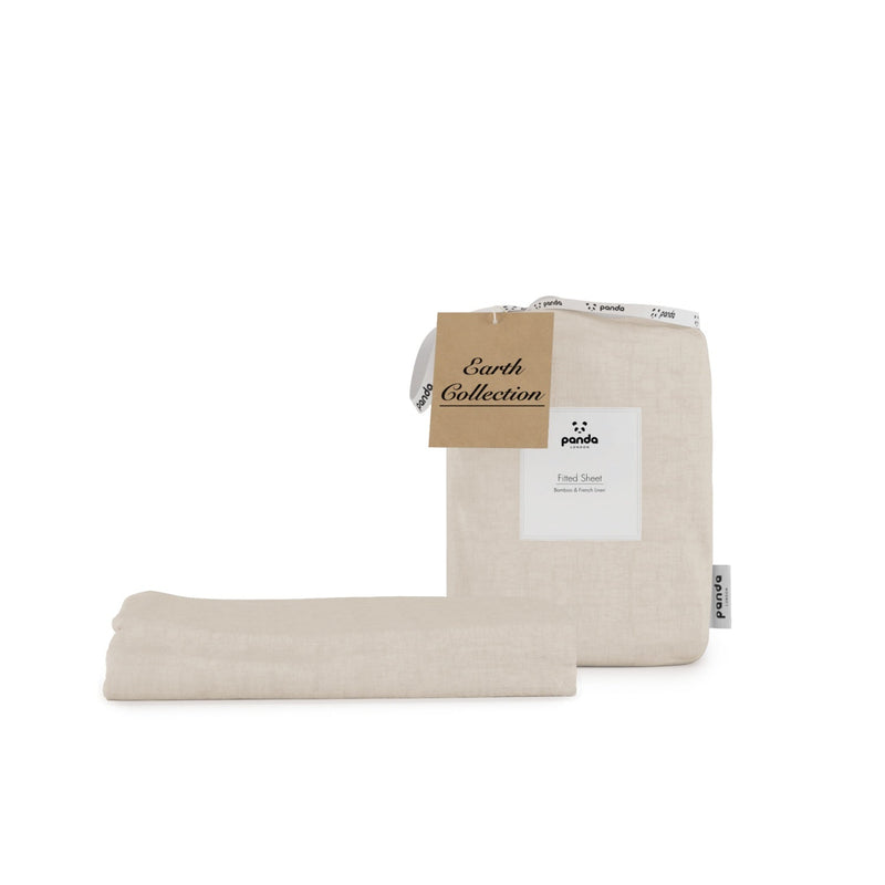 Linen Fitted Sheet - Natural