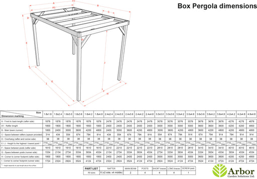 Box Wooden Garden Pergola Kit - image 2
