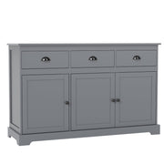 Modern Buffet Sideboard 136cm Storage Cabinet with 3 Drawers