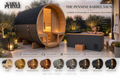 The Pennine Barrel by SaunaPlunge - Traditional Outdoor Luxury (6 person)