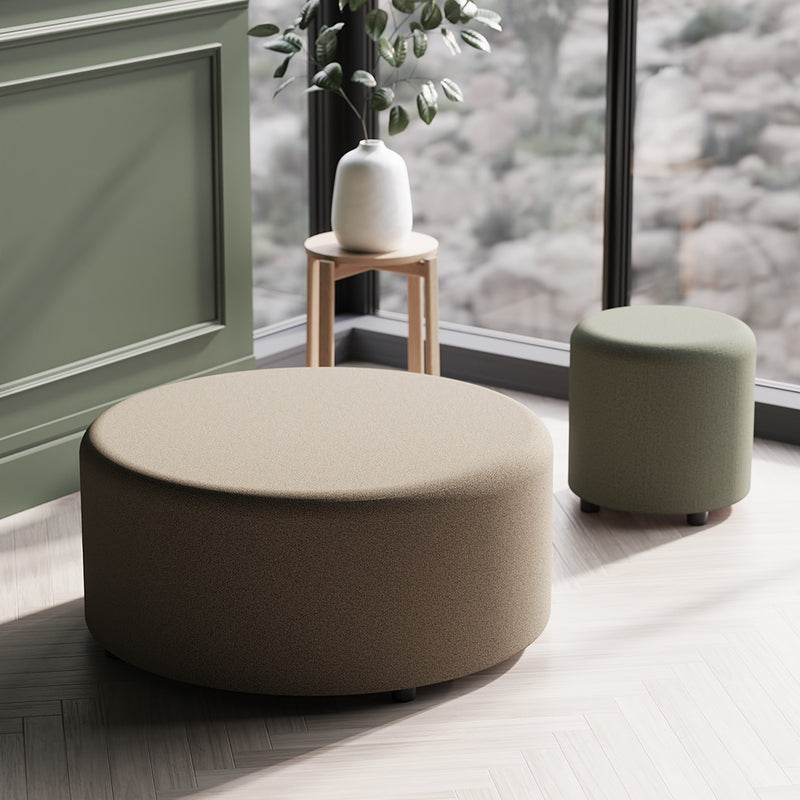 Harlestone Round Stool in Two Tone