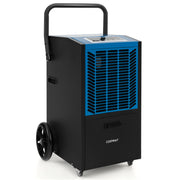 66 L/Day Commercial Dehumidifier with Pump and Drain Hose for Basement Warehouse Job Site