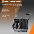 85 L/Day Commercial Dehumidifier with Auto Defrost