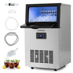 23 kg/24H Commercial Ice Maker with 5 kg Storage Capacity and Self-Cleaning