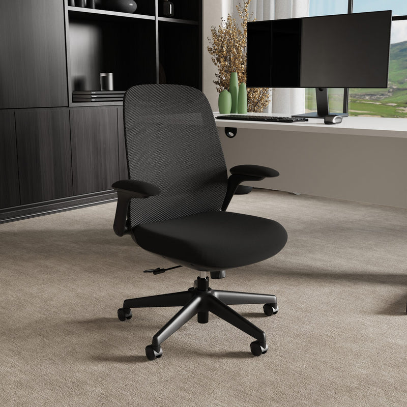 Dynamic Crew 2 Medium Mesh Back Task Operator Chair - Black